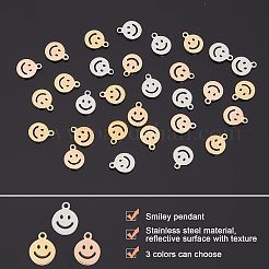 30 шт. 3-х цветные подвески из нержавеющей стали 304 STAS-UN0025-33