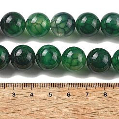 Природных вены драконов агат бисер нитей&nbsp;G-A261-A03-14mm