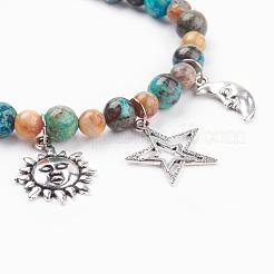 Natürlichen Edelstein Charme Armbänder&nbsp;BJEW-JB03349