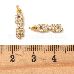 Латунные микро проложить кубического циркония подвески&nbsp;KK-K364-42G