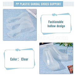 Soporte de zapatos de sandalia de plástico pp&nbsp;LS-AJEW-WH0470-78