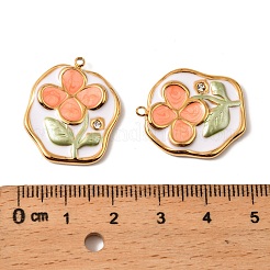 Подвески из нержавеющей стали 304 с эмалью&nbsp;STAS-Z145-08G-02