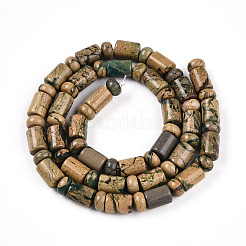 Нити бусин из натурального камня вердит G-N346-03A-06