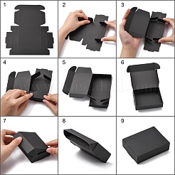 Подарочная коробка для крафт-бумаги CON-K003-03A-03