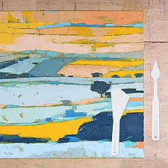 10шт. набор скребков для палитры из полипропилена&nbsp;AJEW-LP0007-67