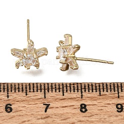 Risultati dell'orecchino a perno in ottone con pavé di zirconi cubici&nbsp;CU-CBAE189-04G