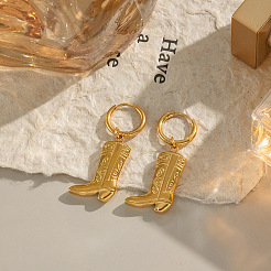 Серьги-кольца из нержавеющей стали YJ9062