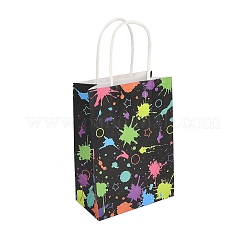 Geschenktüten aus Papier mit Farbspritzern und Henkeln&nbsp;TH-CBA170C-02