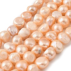 Нити из натурального культивированного пресноводного жемчуга PEAR-P064-19L-06E