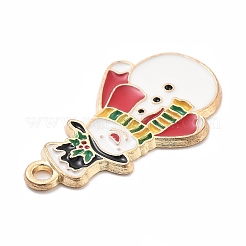 Natale in lega tema ciondoli smaltati&nbsp;X1-ENAM-D060-04B