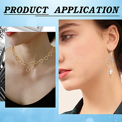 40 шт. 2-х стильное соединительное кольцо из нержавеющей стали 304 STAS-UN0041-26