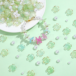 120 bouchons de perles en acrylique.&nbsp;OACR-PA0002-13C