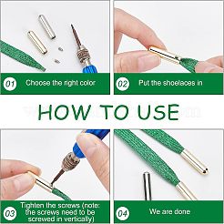 24 комплект двухцветных литой окантовки для шнурков&nbsp;FIND-NB0001-80