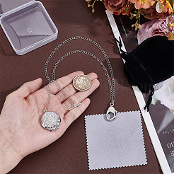 Chaînes de montre de poche en laiton pour médaillon&nbsp;HJEW-PH02530
