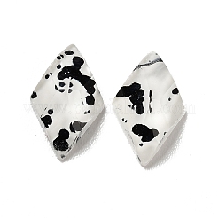 Кабошоны из смолы с точечным узором&nbsp;LS-MRMJ-G015-13