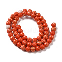 Синтетические имперские нитки из бисера яшмы&nbsp;G-I199-35-6mm-D