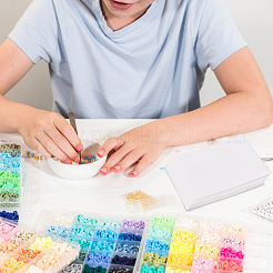 Quadratisches Bügelpapier für selbstgemachte Bügelperlen&nbsp;DIY-WH0622-489A