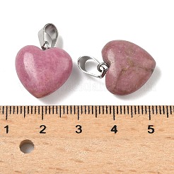 Природные подвески родонит&nbsp;G-I311-A14