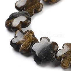 Природных тигровый глаз бисер нитей G-F769-H01-01
