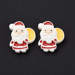 Cabochons en résine opaque sur le thème de Noël&nbsp;RESI-G029-A10
