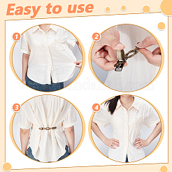 5 шт. 5-х цветные ретро-зажимы для кардигана из сплава FIND-WR0012-62