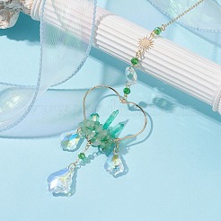 Натуральный зеленый авантюрин HJEW-JM01614-05