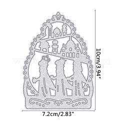 Углеродистая сталь разрезает трафареты DIY-WH0170-100
