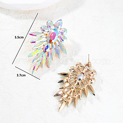 Boucles d'oreilles à tige en alliage plaqué or véritable 18 carat&nbsp;IN6700-2