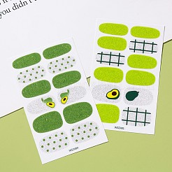 Наклейки для дизайна ногтей с авокадо MRMJ-T109-WSZ-M2