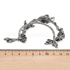 Серьги-манжеты в форме цветка из хирургической нержавеющей стали 316 EJEW-C160-05A