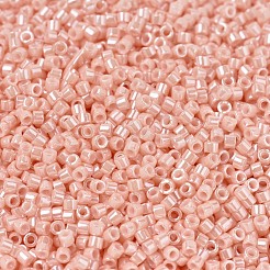 MIYUKIデリカビーズ  シリンダー  日本製シードビーズ  11/0  （db1533)不透明ライトサーモンセイロン  1.3x1.6mm  穴：0.8mm  約2000PCS /ボトル  10 G /ボトル&nbsp;SEED-JP0008-DB1533