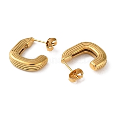 Серьги-гвоздики из нержавеющей стали 304 с ионным покрытием (IP)&nbsp;EJEW-H127-05G