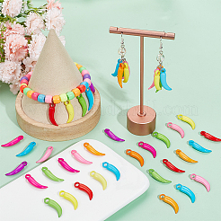 200шт разноцветные акриловые подвески MACR-SC0001-22