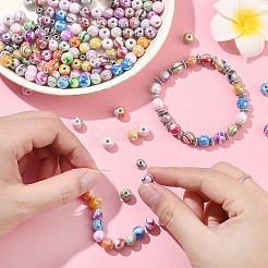 Наборы для самостоятельного изготовления браслетов из акриловых бусин&nbsp;DIY-YW0011-72