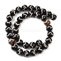 Chapelets de perles de style tibétain&nbsp;G-G328-A08-10mm