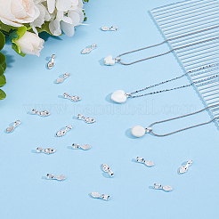 40 шт. 2-х стилевые зажимные скобы из сплава и латуни FIND-HS0001-86