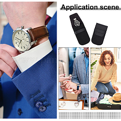 Портативная сумка для хранения часов из искусственной кожи и фетра ABAG-WH0248-501A