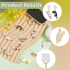 10шт пластиковые мобильные пылезащитные заглушки&nbsp;HJEW-SC00147