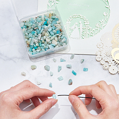 Естественно амазонит бисер чип G-CJ0001-21