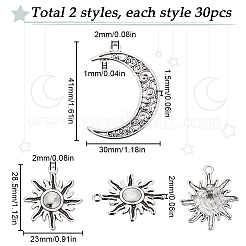 Подвески из сплава в тибетском стиле TIBEP-SC0002-75