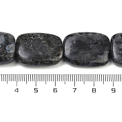 Натуральные нити бус из ларвикита G-U018-H08-01