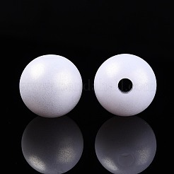 Perles acryliques opaques arc-en-ciel en caoutchouc&nbsp;MACR-T010-16mm-08-01