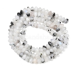 Бусины из натурального радужного лунного камня&nbsp;G-B175-A01-3x5mm