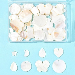 56 шт. 7 подвески в виде пресноводных ракушек SHEL-FS0001-07