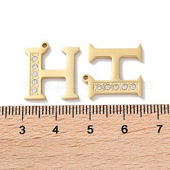 Подвески из настоящей 304 нержавеющей стали с покрытием из 14-каратного золота STAS-L022-157G-H