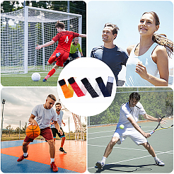 8 шт. 4-х цветные трикотажные манжеты на рукава&nbsp;AJEW-CP0005-97