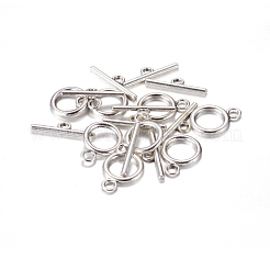チベット風合金マンテル  鉛フリー及びカドミウムフリー  アンティークシルバー色  リング：19x14mm  バー：2x22mm  穴：2.5mm&nbsp;LF0273Y