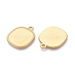 Оправы для подвесок из нержавеющей стали 304 в виде кабошонов&nbsp;STAS-N108-70G