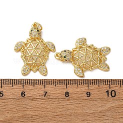 Латунные микро проложить кубического циркония подвески KK-A271-03A-G