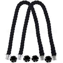 Практичная ручка для сумки из витой хлопковой веревки&nbsp;FIND-WH0116-34B